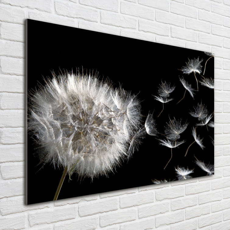 Ebern Designs Dandelion Unframed Art Prints on Glass Wayfair.co.uk